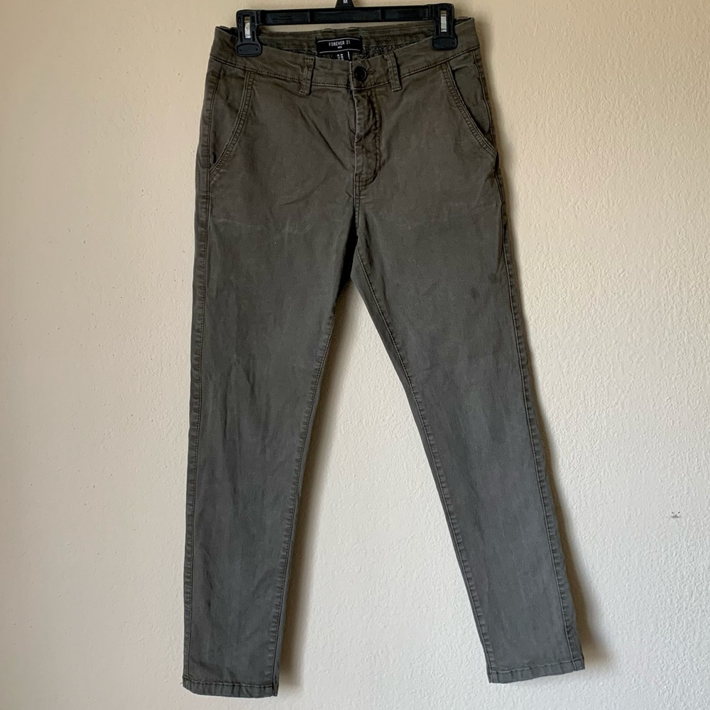 Olive Chino Pants
